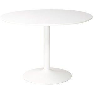Seat matbord högtryckslaminat - Vit - ø110 cm